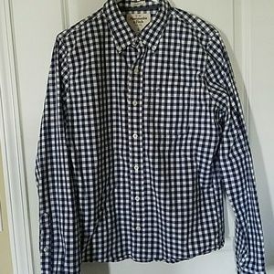 Abercrombie & Fitch plaid button-down